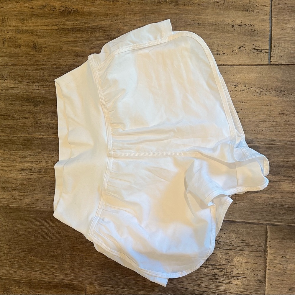 Gilly Hicks active high rise running shorts white